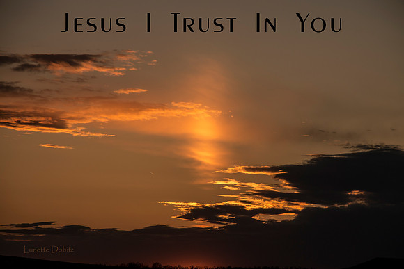 Divine Mercy Sunday Sunset Cross Horizontal