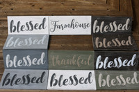 Painted Stencil Signs