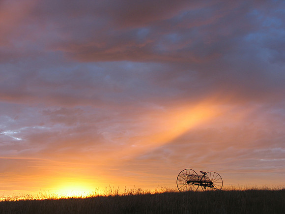 SUNRISE RAKE LIGHT RAY IMG_4600