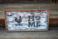 Rooster Weathervane Home