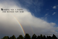 Rainbow Wishing You A Happy and Blessed New Year